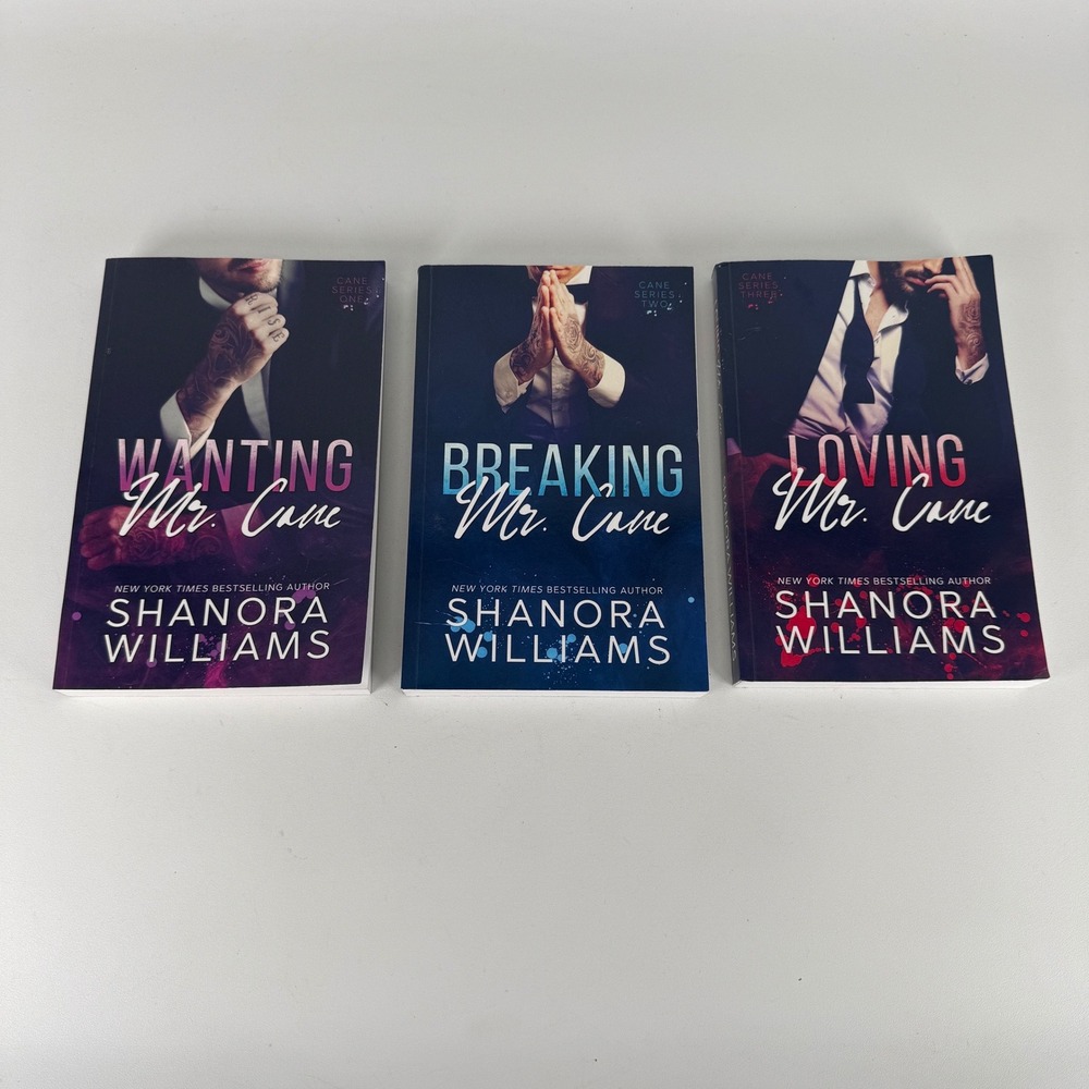 Shanora Williams Cane Series Trilogy Paperback Wanting Breaking Loving Mr Cane